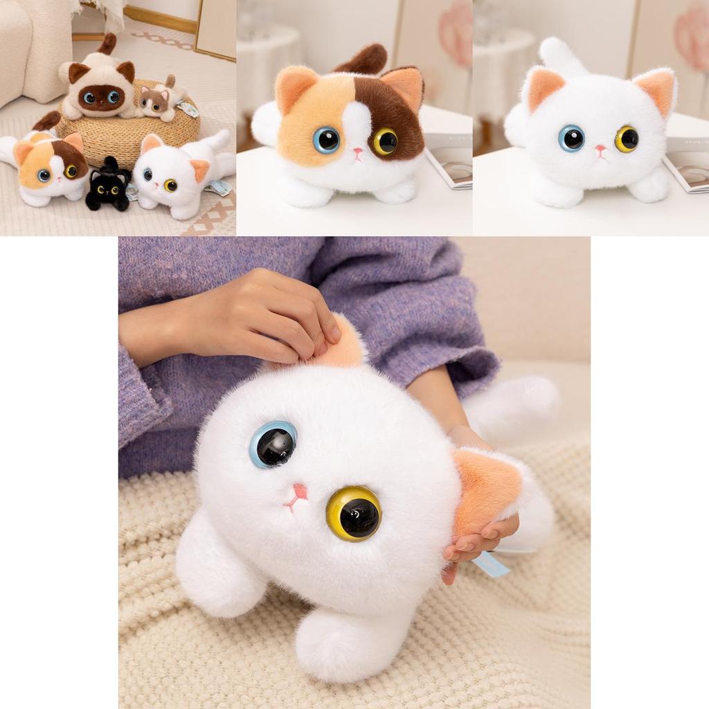 Cat Plush Toy With Soft Polyester Filling For Bedroom Decor And Gifts