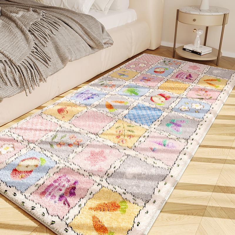 Couverture de chevet isolante d'hiver pour chambre d'enfant, Coussin pour le pied du lit, le salon, le balcon, Décoration intérieure
