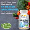 Hohe Absorption Magnesium 200 mg Nahrungsergänzungsmittel, 120 Weichkapseln pro Flasche