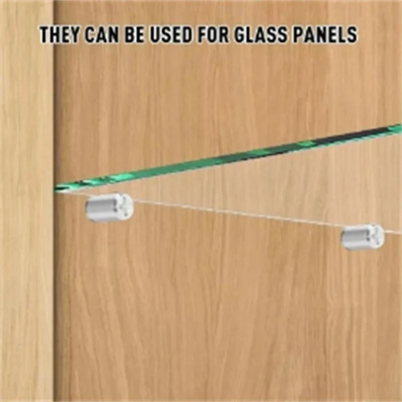 40/20 Pcs Self-Tapping Shelf Support Pegs - Anti-Slip Sleeve Design for Closet & Shelf Partition Brackets, No-Drill Installation