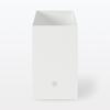 MUJI Recycled Polypropylene File Box - Standard Type - Wide - White Gray, Approx. W15 X D32 X H24cm, 83904371