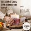 Berry Blush Botanical Candle, 70 Hour Burn Time | | Handcrafted with Natural Botanicals