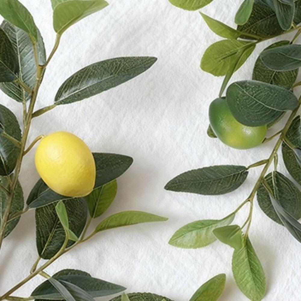 Kunststoff Frucht Künstlicher Zitronenzweig Lebensechte Simulation Obstbaum Gefälschte Frucht Requisiten Hotel