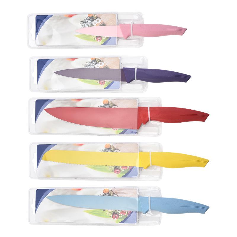 Macaron Stainless Steel Kitchen Bread Cut Meat Knife Fruit Knife