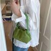 Large Capacity Slouchy Hobo Bags Shoulder Bag Solid Color Tote Bag Suede Pleated Cloud Bag  Holiday