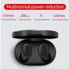 A6S TWS Oreillettes Bluetooth pour Redmi Airdots Écouteurs Sans Fil 5.0 Casque Antibruit Mic pour Xiaomi iPhone Huawei Samsung noir
