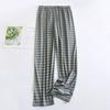 Men's Stylish Summer Pajama Pants, Thin Home Pants, Loose Breathable Air-Conditioned Pants with Elastic Waist