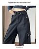 2026 Autumn Women's High Waist Elastic Cuff Harem Workwear Pants