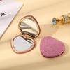 Heart-Shaped Pocket Mirror: Creative, High-Definition, Portable for Stylish Students