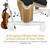 IRIN Violin Shoulder Rest for 4/4 and 3/4 Violins with Adjustable Feet Thick Foam Pad Suitable for Different Neck Lengths
