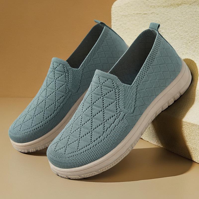 Women's Summer Low-Cut Flat Shoes - Soft Sole, Comfortable and Versatile for Moms
