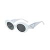 New Fashion Personality Sunglasses Retro Oval Frame Sunglasses For Men And Women Tidal Uv Protection 7779