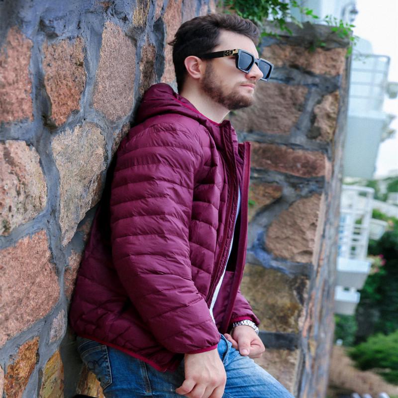 Men's 2024 Ultra-Light Down Jacket: Short, Hooded, Plus Size, Cold-Proof, Warm Autumn/Winter Outerwear for Young and Mid-Age Men