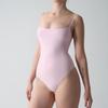 Kardashian Cami Thong Bodysuit: Double Layer, High Elastic, Slimming Tummy Control, Base Triangle Design