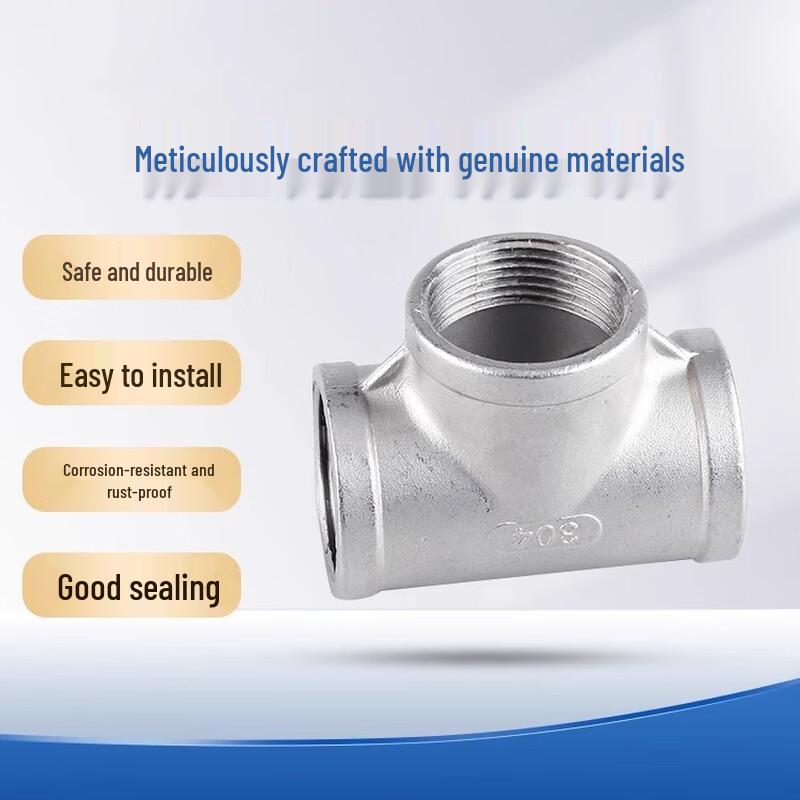 304 Stainless Steel Internal Thread Reducing Tee