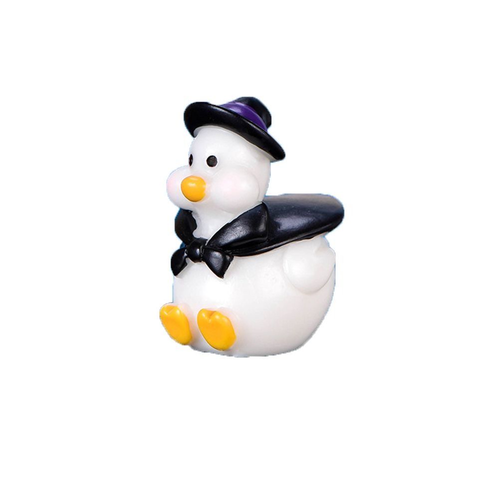 Cartoon Style Resin Craft Halloween Figurine DIY Ghost Halloween Small Ornament Elf Cute Pumpkin Statue Embellishment