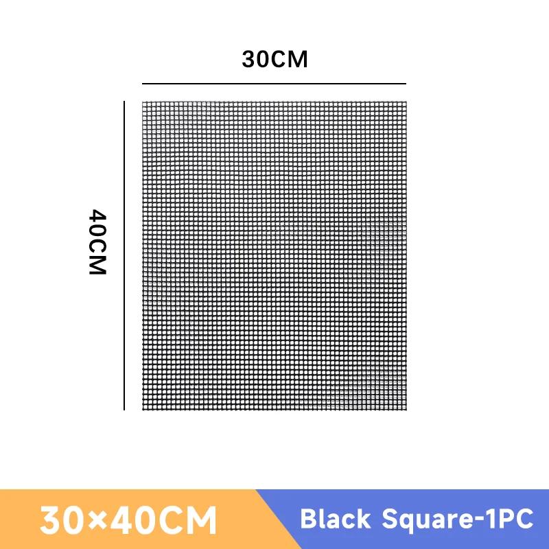 Non-stick Barbecue Mesh Mat Reusable Heat Resistance BBQ Baking Net Pad Kitchen Cooking Smoker Mat Liner Accessorie Tool