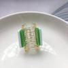 Funny Personality Resin Girls Mini Small Clip Cartoon Pattern Women Hairpin Shark Clip Mahjong Hair Claw Chinese Style Barrette