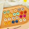 10pcs Resin Flower Pendant Ornament Hollow Flower Charm Beads Jewelry DIY Supplies for Keychain Hanging Pendant Making