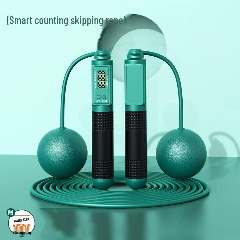 

Умная двусторонняя утяжеленная скакалка со стальным тросом для домашних тренировок