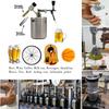 CO2 Refill Tank Refillable Cartridges for Home Brewing Wine Making Barware Equipment Soda Beer Fermenter Kitchen DIY Bar Tool 7