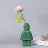 Modern Interior Decoration Good Robot Vase Indoor Flower Pot Office Desk Decoration White