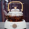 Heat Resistant Glass Teapot with Tea Strainer Infuser Flower Kettle for Electric Ceramic Stoves Kung Fu Teaware for Gas Stoves
