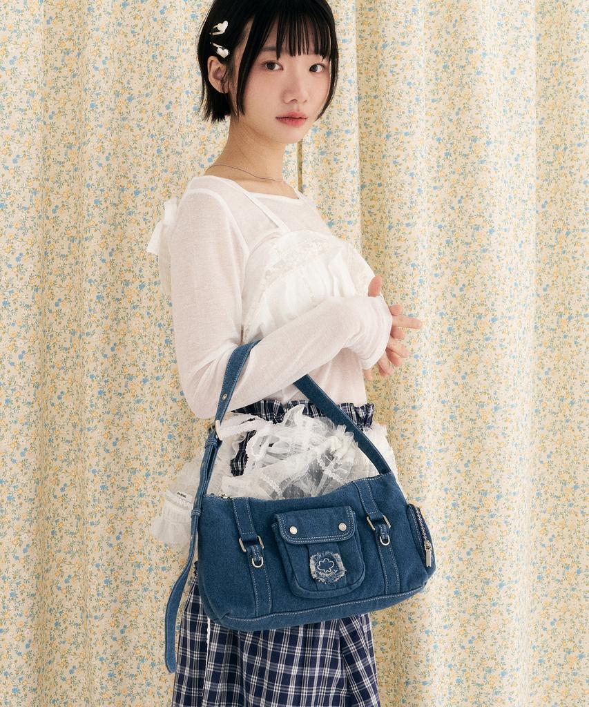 Myshell Belty Denim Mini Shoulder Bag_30751Tt