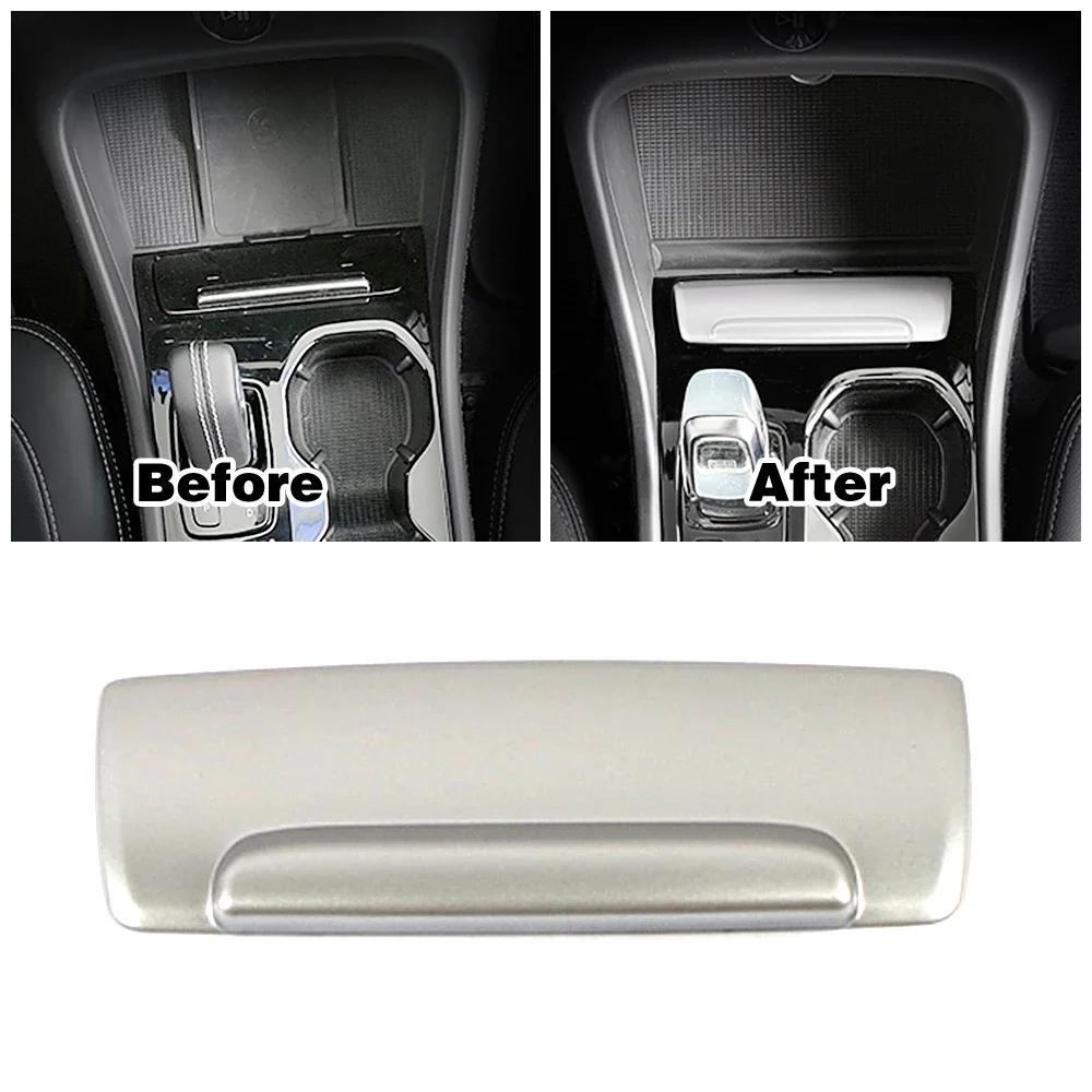 For Volvo XC40 2019-2024 Car Styling Interior Accessories Central Console Decoration Frame Cover Trim ABS Silver Sticker