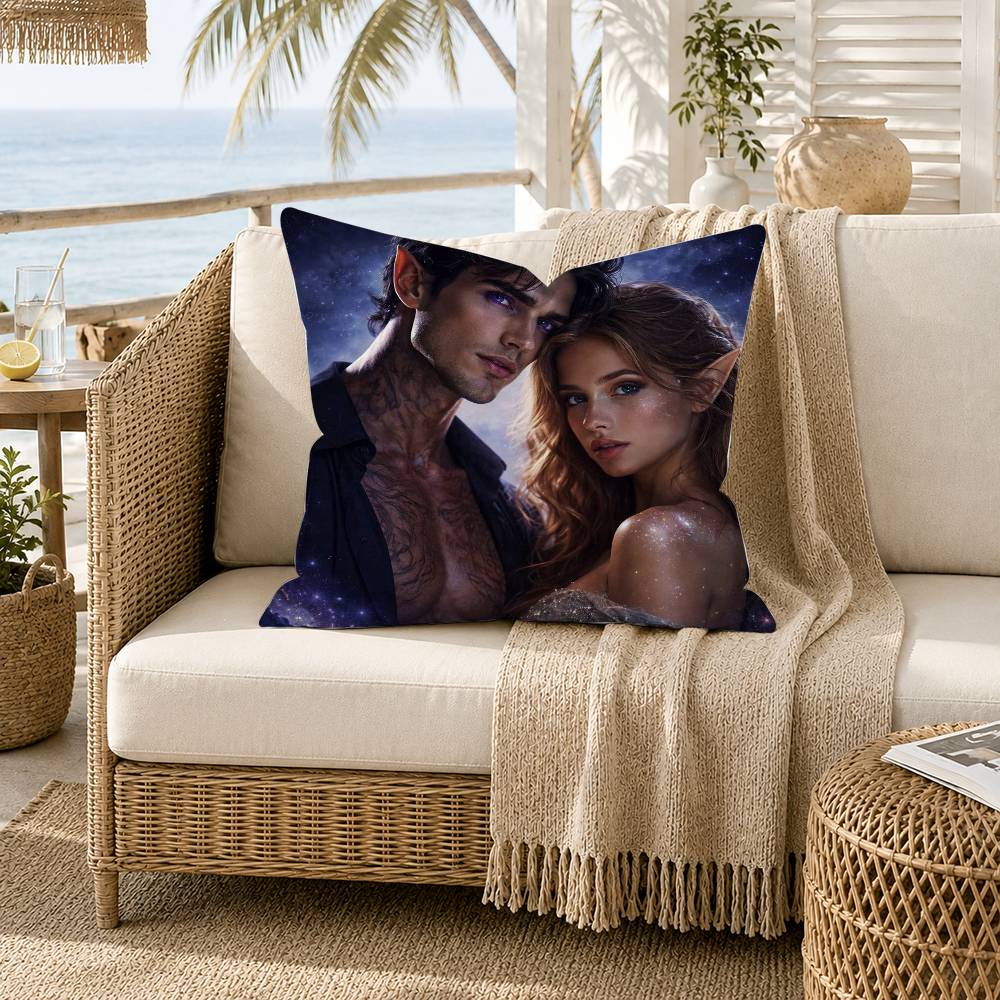 A Acotar A Court of Mist and Fury Pillow Case for Sofa Living Room Home office Decor Protective Cover
