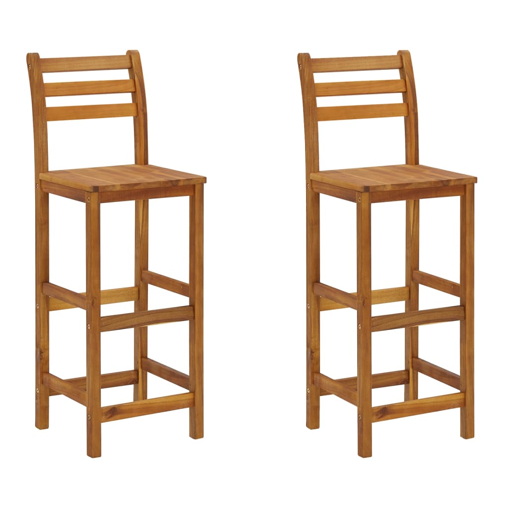 3 Piece Garden Bar Set Solid Acacia Wood