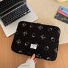 Plush Bow Strawberry Laptop Sleeve Case 13/14 Inch Notebook Bag For Macbook Air Pro Lenovo Hp 11 Inch Tablet Pouch For Ipad