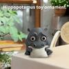 Halloween Ornament Biting Pillow Hippopotamus Toy Ornament