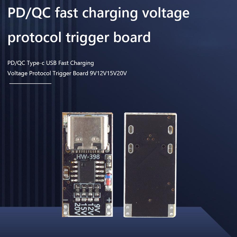 PD/QC/AFC Typ-C Decoy Board USB Boost Modul 9V 12V 15V 20V Schnelllade-Spannungsprotokoll Trigger Board PD3.0/2.0 FCP AFC