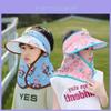 Childrens Cartoon Sun Hat With Large Brim For Summer Sun Protection Kids Outdoor Beach Accessory