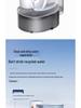 Rechargeable Automatic Water Dispenser for Pets - Anti-Tip Design with Flowing Water for Cats & Dogs