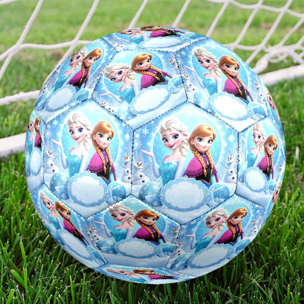 Elsa Theme Size 5 Soccer Ball, Suitable for Both Indoor and Outdoor Matches, a Gift Suitable for Everyone.