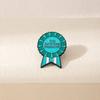 Zinc Alloy English Letter Brooch: Colorful, Personalized Badge Ornament