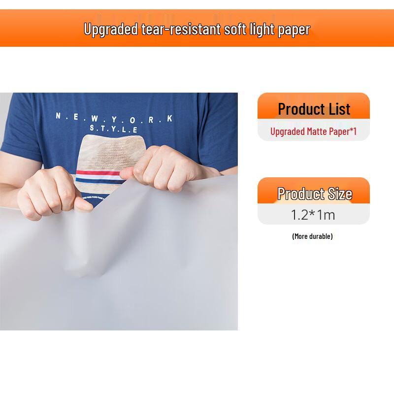 OLOEY Photography Soft Light & Light Blocking Paper