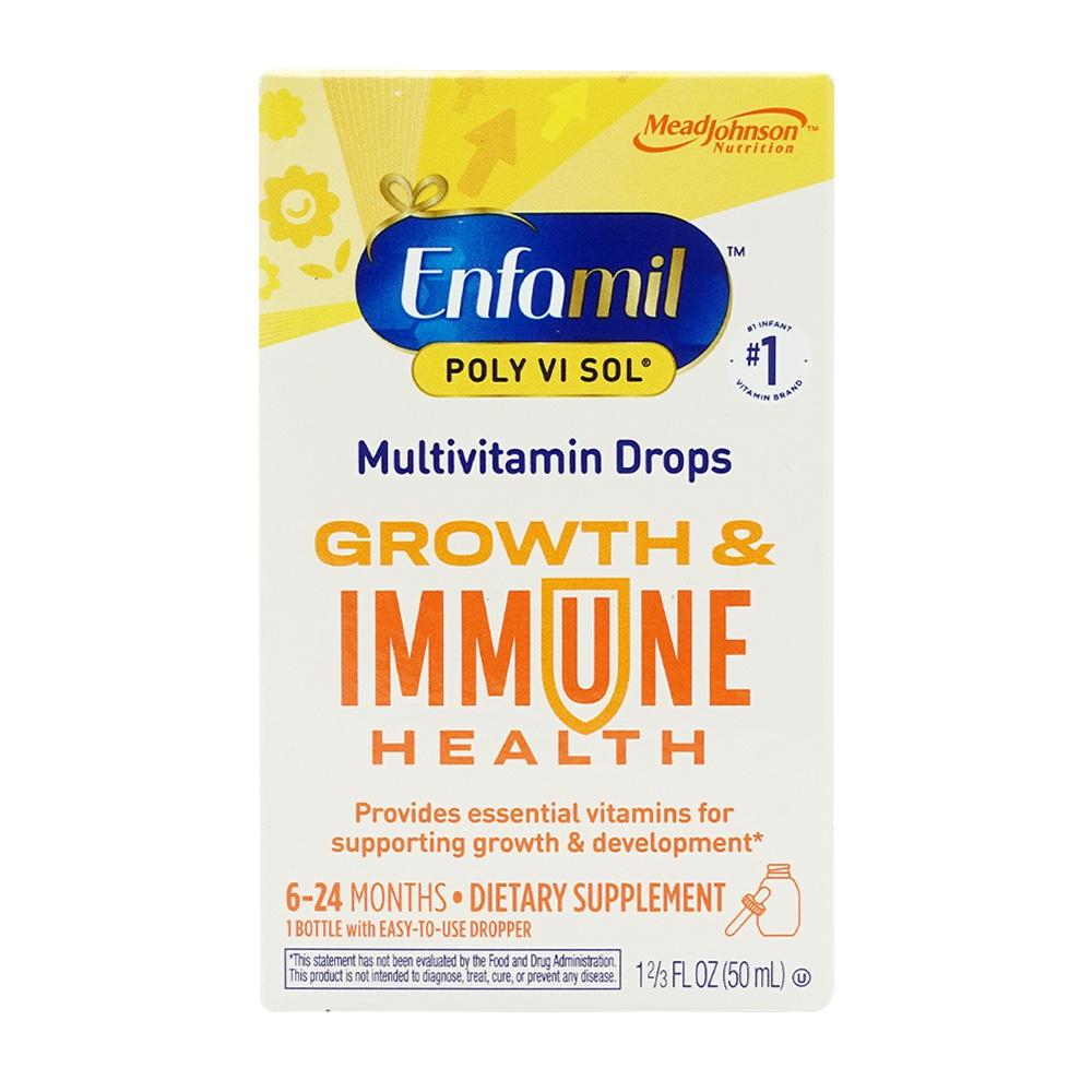 Poly Vi Sol Multivitamin Drops Growth & Immune Health, 1.69 Fl Oz