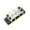 150A Bus Bar M6(1/4") Power Distribution Block 8 x M6  Terminal Studs for Car RV