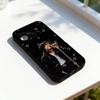 Michael Singer J-Jackson Cool Phone Case Silicone Black Soft For iPhone 17,16,15,14,13,12,11,Pro,Max,Plus,E,SE4,Air,Mini