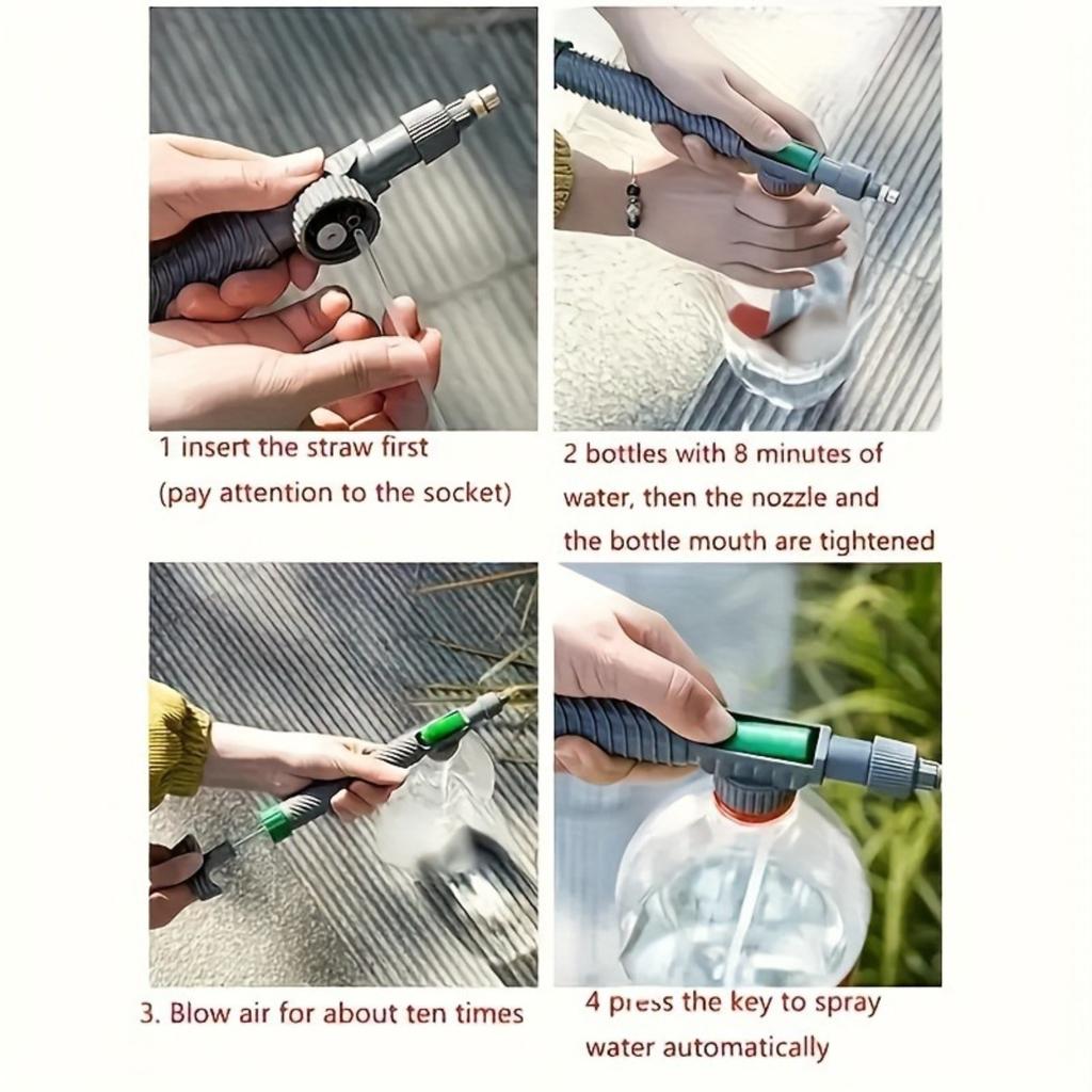 Adjustable Nozzle, Multi-function Spray Bottle, Portable Pressure Spray, Plant Maintenance Tools, Practical Household Sprayer,portable Watering Device