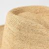 USPOP Fine Raffia Crochet Fedora Hat for Women Elegant Summer Sun Hat for Beach & Resort