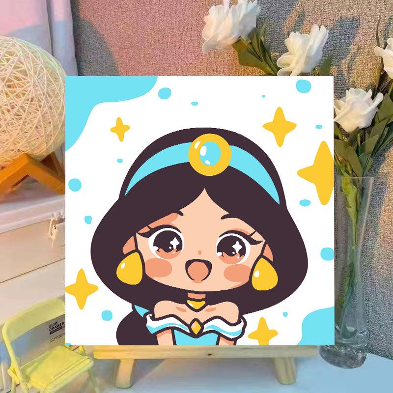 Crayon Shin-chan DIY Acrylic Colorful Kids' Healing Decorative Painting Set