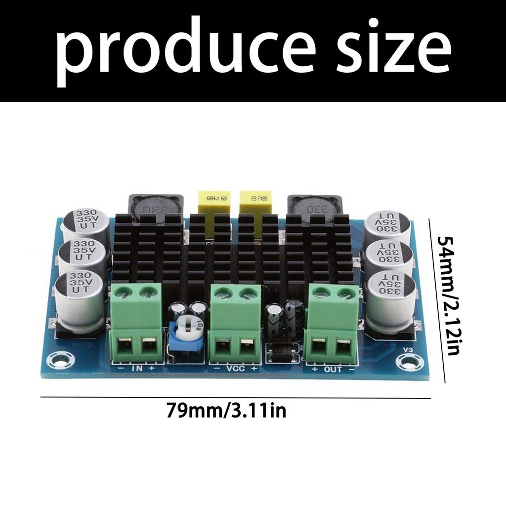 12-26V High Power Amplifier Board 100W Power Fever Level Amplifier Board Replacement For Car Sound Outdoor Speaker