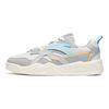 Anta Cuir Synthétique Antidérapant Absorbant les Chocs Résistant à l'Usure Chaussures de Skate Basses Homme sneaker Gris Blanc Bleu 112038046-3