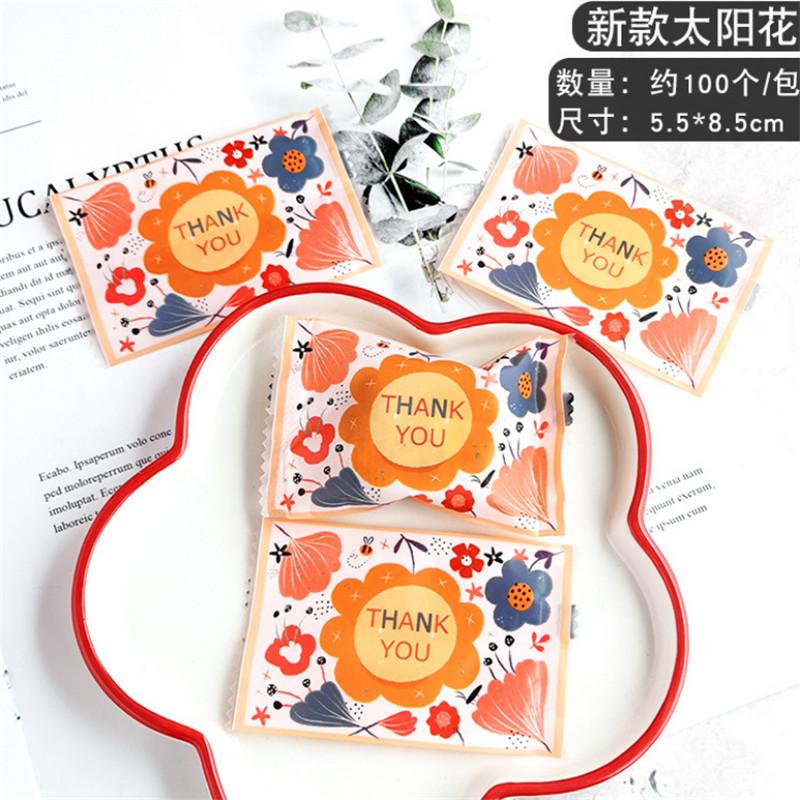 

100 шт. 5,5x8,5 см маленькая пластиковая упаковка для выпечки печенья конфеты машина запечатанные новогодние рождественские подарочные пакеты для вечеринки 5.5x8.5cm