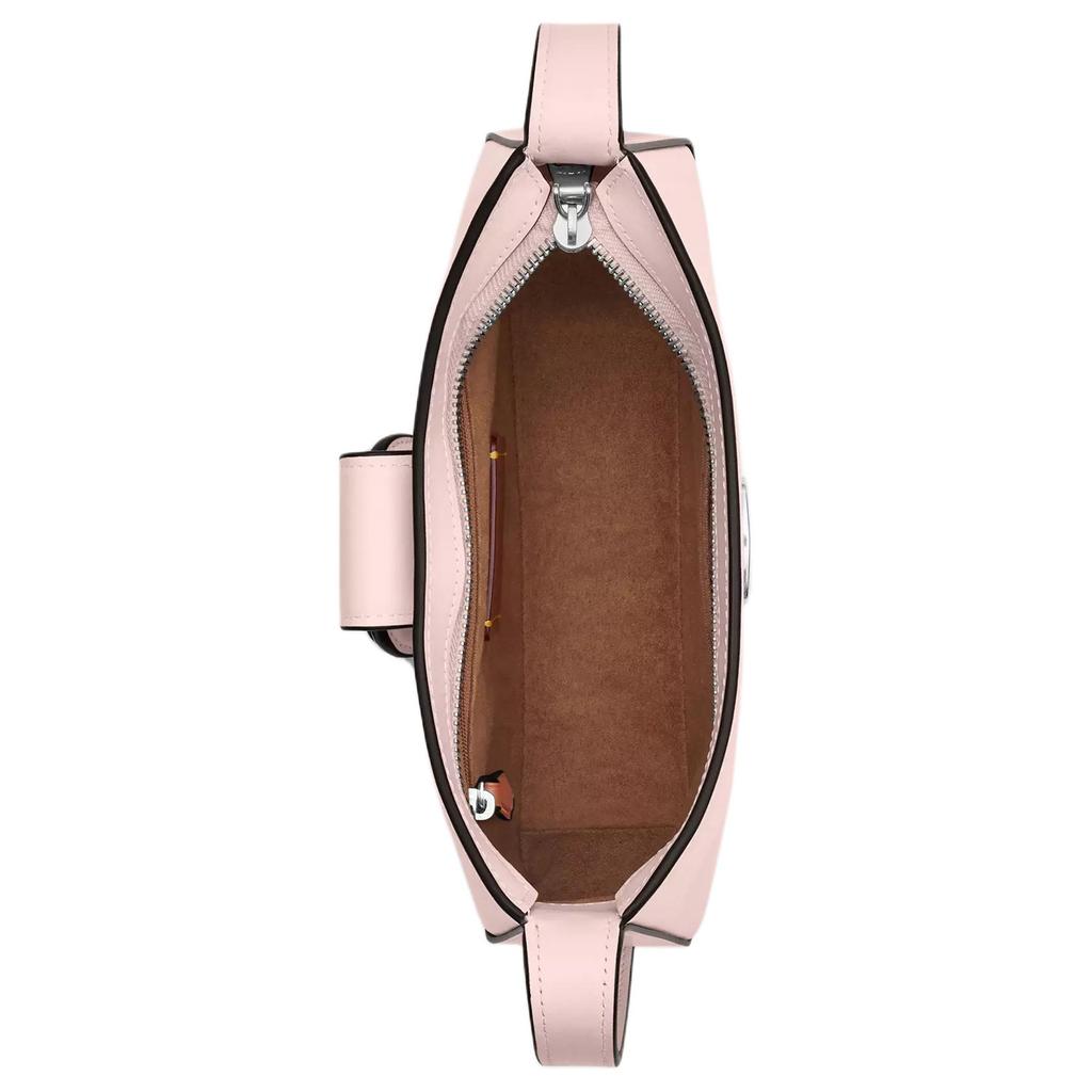 Coach Eliza 25 Logo Charm Snap Closure Medium Shoulder Bag Women shoulder bag Pink CAA92-SVB5