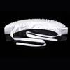 Renaissances Webbing Ruffled Choker Necklace Clown False Collar and Cuffs Set for Theatrical Props and Cosplay Costume